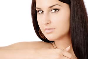 Frauen-Akt im Plexistuahl