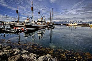 Fischerboote in Husavik