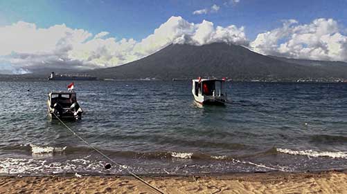 Schifffahrtsstrasse von Lembeh