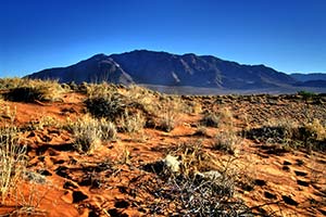 Berge von Wolwedans in Namiba