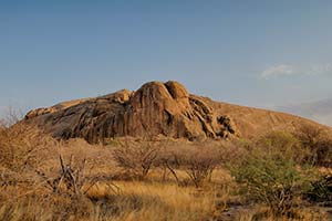 Berge in der Erongo-Region in Namibia