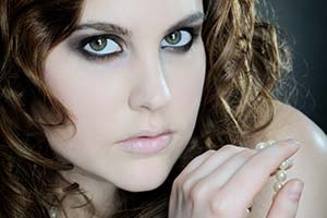 langhaariger, roter Lockenkopf