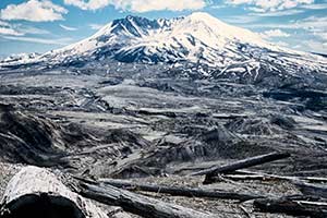 Mount St. Helen nach Vulkanausbruch